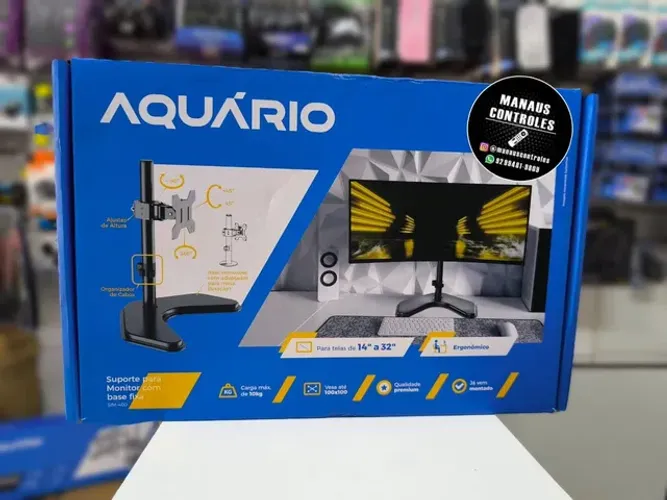 Suporte para monitor com base