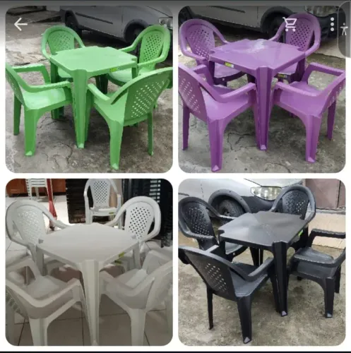 Conjunto de mesa de plástico 