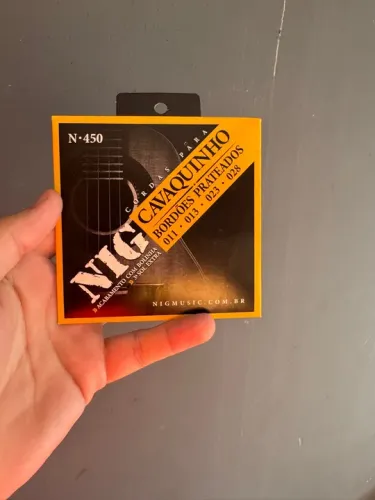 Cordas para Cavaquinho NIG N-450 Bordões Prateados