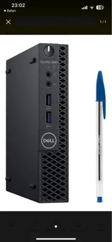 Mini cpu Dell 3000 12400t 8gb ssd 256 Wi-Fi