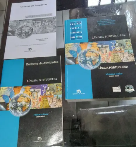 Livro de Língua Portuguesa - Ensino Médio - Volume Único editora do Brasil 