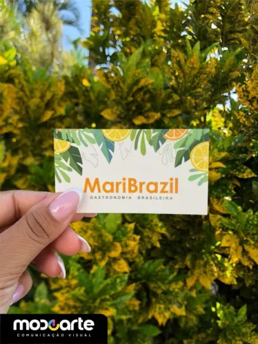 Cartão De Visita 1000 Un Colorido Frente Verniz Arte Grátis