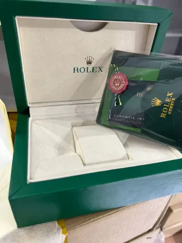 Caixa Rolex com certificado, Caixa novas lacradas