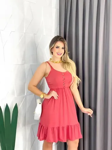 Vestidos Curtos Estampado Liso (Solicite nosso catálogo completo)