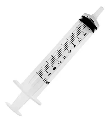 Seringa descartável 10ml R$0,90