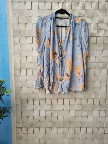 Bata Farm - Manga estampada sereia
