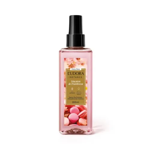 Body Splash Eudora Instance Macaron de Framboesa 200ml