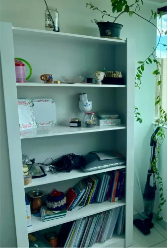 Estante de MDF branca 