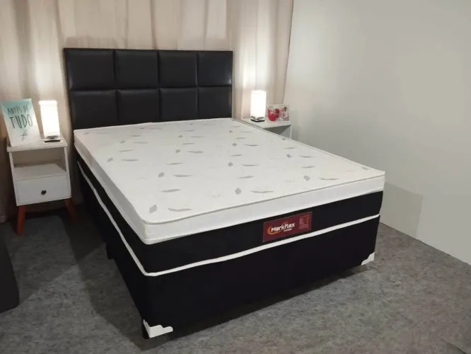 Cama Box Casal molas ensacadas