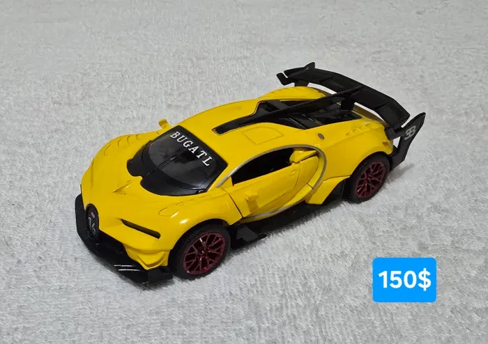 Carrinho miniatura da Bugatti 
