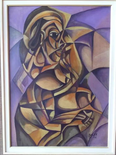 Tela Cubiusta Óleo sobre Tela 50 x 70 