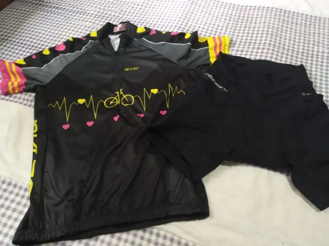 Kit Roupa de Ciclismo