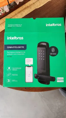 Fechadura digital intelbras MFV 3000 - nova na caixa (biometria e app)