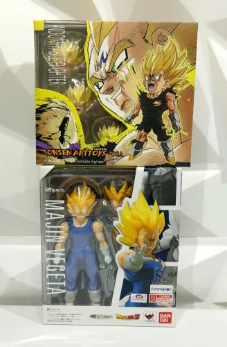 Sh Figuarts Dragon Ball Z Majin Vegeta C/ Heads Tonsen Extra