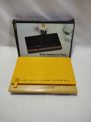 Agenda Telefônica Antiga sem Uso Na Caixa Original