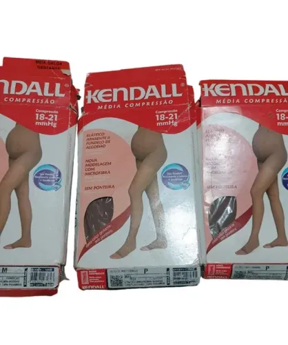 Meias Kendall Gestante Compressão 18-21 mmHg - Tamanhos M e P