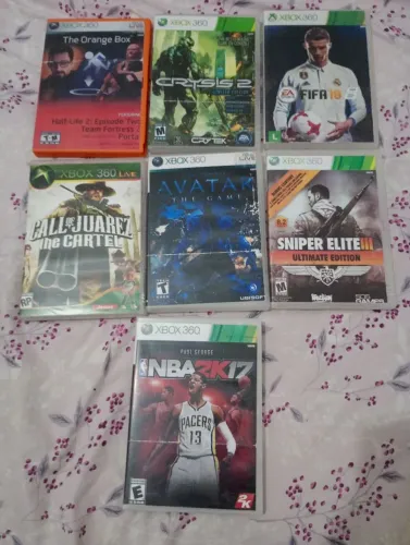 Lote com 12 jogos Xbox 360