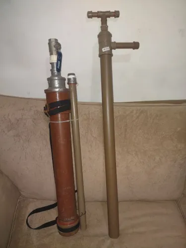 Bomba de ar para arremesso de chumbada para pesca