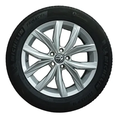 Roda Completa com Pneu VW Tiguan Allspace 2018 a 2020 Aro 18 235/55