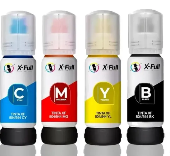 Garrafa Tinta P/ Uso Em L3150 L3110 T544 3150 3110 04 Cores