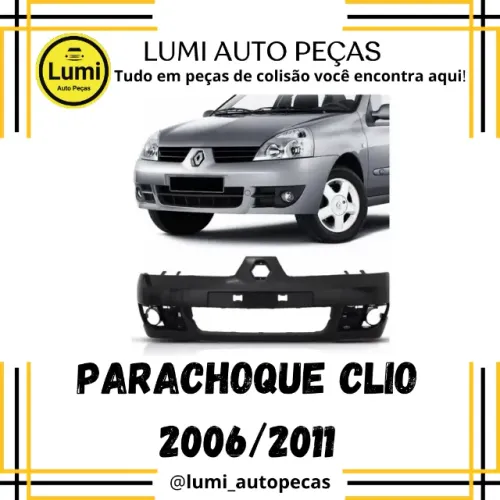 Parachoque Clio 2006/2011- NOVO 