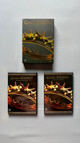 Box dvds série Game of Thrones 2 temporada ORIGINAL