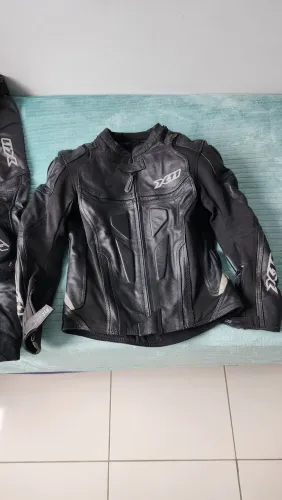 Macacão X1 de couro P motociclismo 