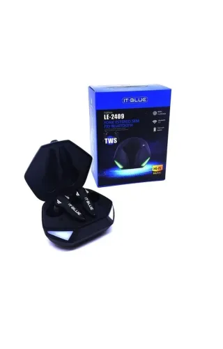 Fone De Ouvido Gamer Led  Bluetooth 5.3 Sem Fio Tws Microfone Le 2409 Loja Coimbra Entrega