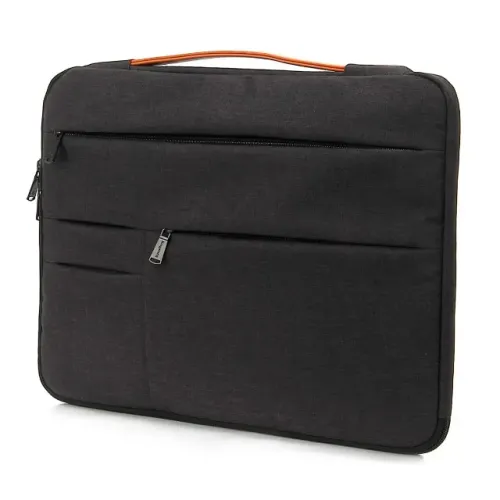 Case para Notebook 15.6" Anti-Impacto com Bolsos e Alça - Preta entrega Grátis