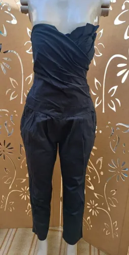 macacão  preto festa