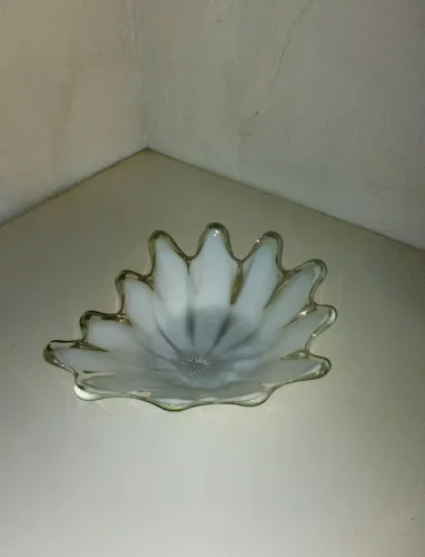 OPORTUNIDADE ***** Belíssimo Bowl Fruteira de Cristal Murano Vintage