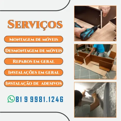 Montagem de móveis profissional