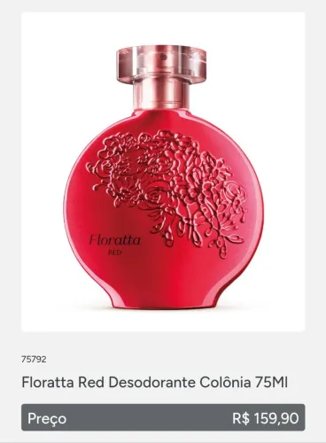 Floratta Red Colônia 75ml