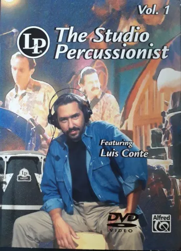 DVD The Studio Percussionist Vol. 1 - Luis Conte Estudo Percussão 