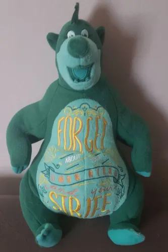 Pelúcia Baloo Disney Store frases mês de Março