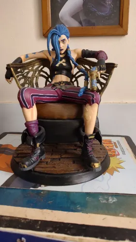 Action Figure Da Jinx Da Série Acane Do Lol