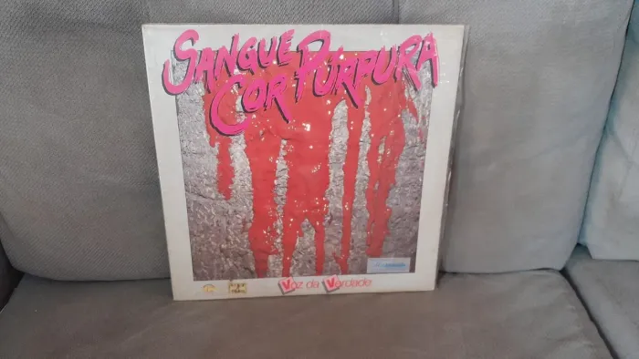 Disco de vinil evangélico voz da verdade sangue cor púrpura