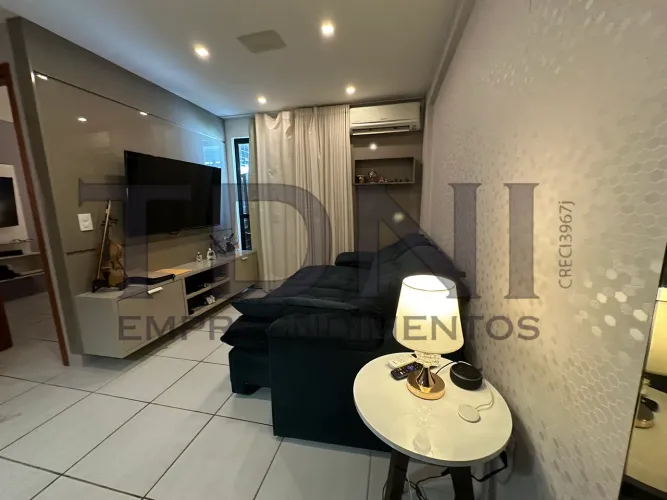 Apartamento 2 Quartos Mobiliado Frente Mar em Guaxuma - Alto Padrão e Automação