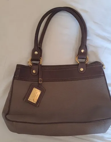 Bolsa de ombro , couro, marrom, Corello Original 