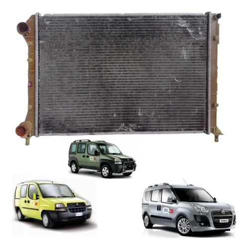 Radiador Agua Doblo 1.3 1.6 1.8 16v 2001 A 2017