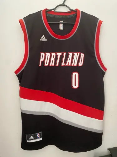 Camisa de Basquete Portland Trail Blazers 2013/14 - Damian Lillard #0 - Adidas Original 