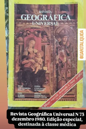 Revista Geográfica Universal dezembro de 1980 antiguidade