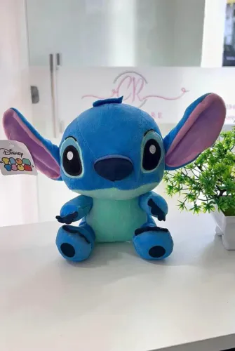 Boneco de Pelúcia Stitch DISNEY Original Tamanho 20 cm 