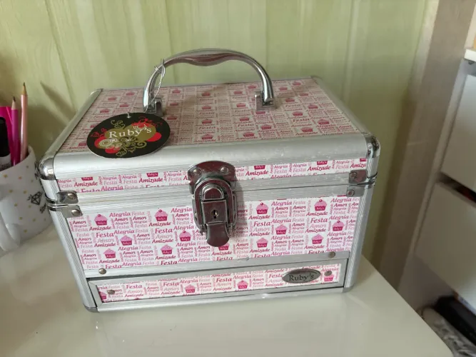 Maleta para maquiagem Rosa