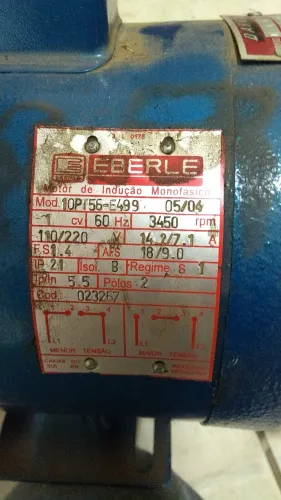 Bomba centrifuga 1 cv monofásica Nova