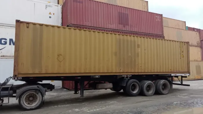 Container dry 40 pés com entrega rápida em SC