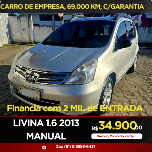 Nissan Livina S 1.6 16V Flex Fuel Mec. 2013