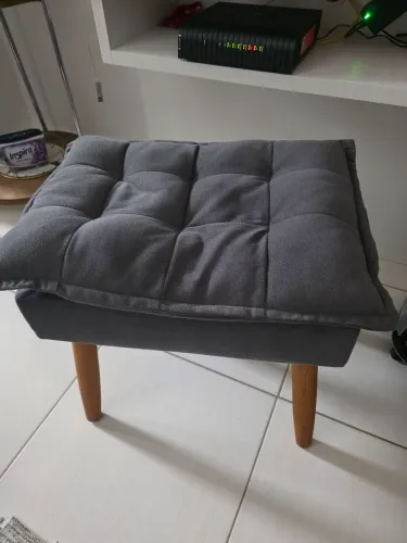 Puff decorativo retrô