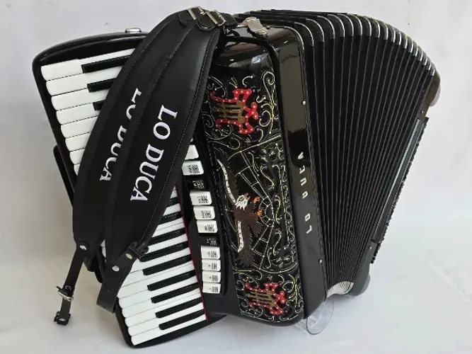 Acordeon 120 Baixos Lo Duca Dupla Ressonância