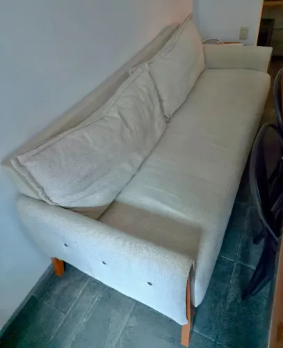 Sofa linho semi novo